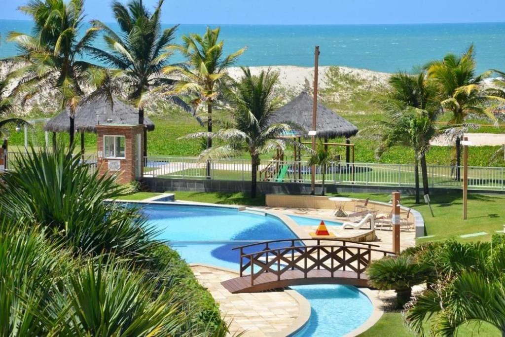 Gransol, Terreo, Pe Na Areia, 03 Qtos, 10 Hospedes, A 600m Do B Park Apartment Aquiraz