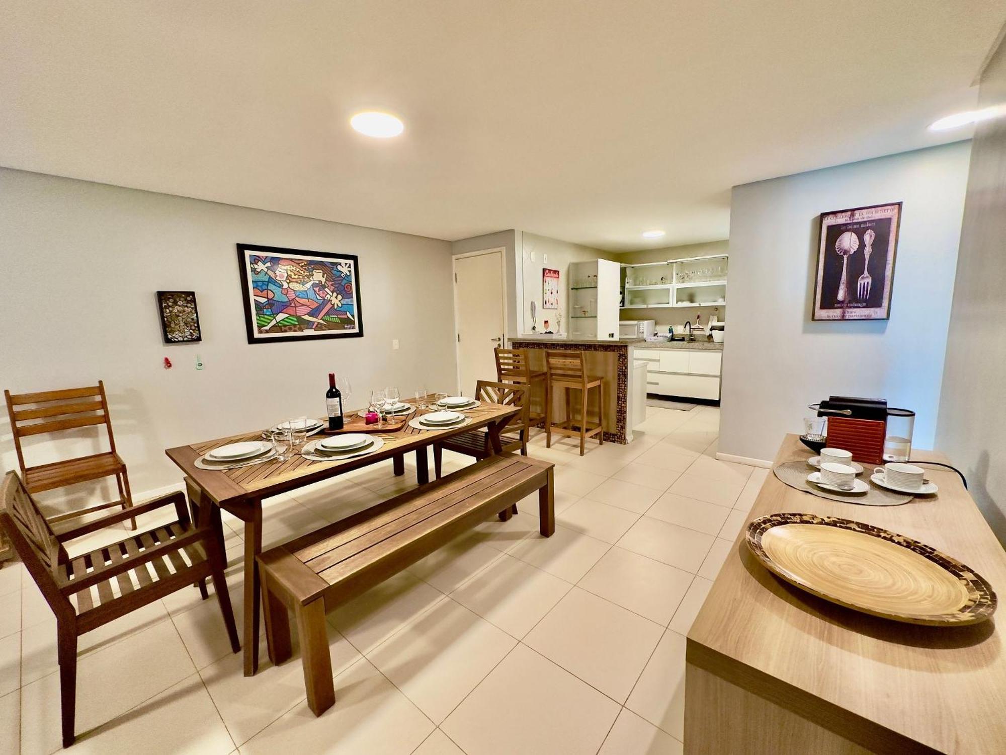 Gransol, Terreo, Pe Na Areia, 03 Qtos, 10 Hospedes, A 600m Do B Park Apartment